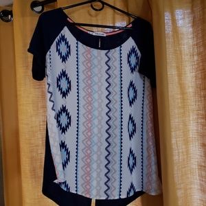 Maurices Printed Blouse